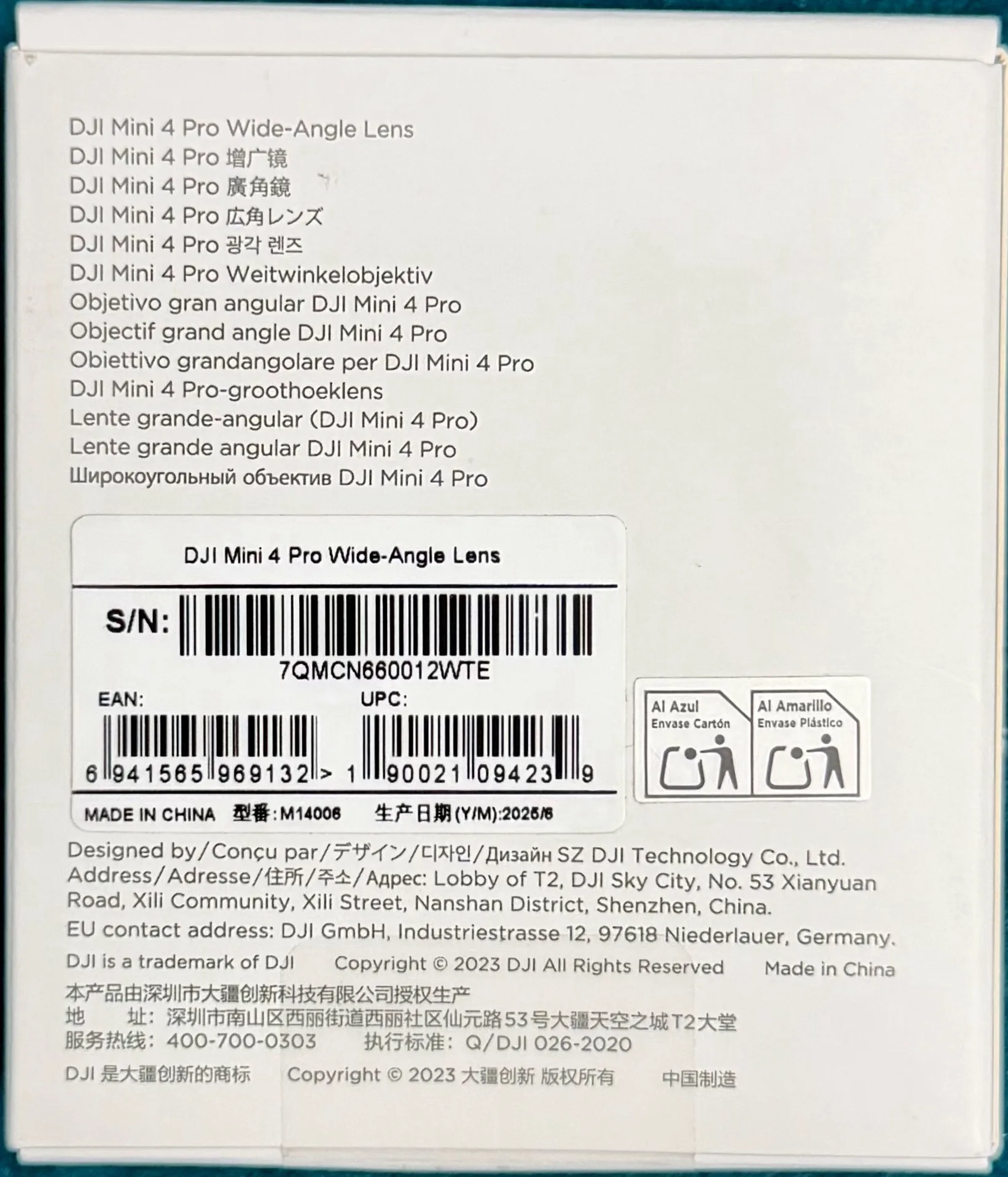 DJI Mini 4 Pro Wide Angle Lens Origjinale 3